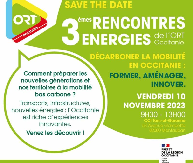 Rencontres Energies de l’Observatoire Régional des Transports – 3ème édition